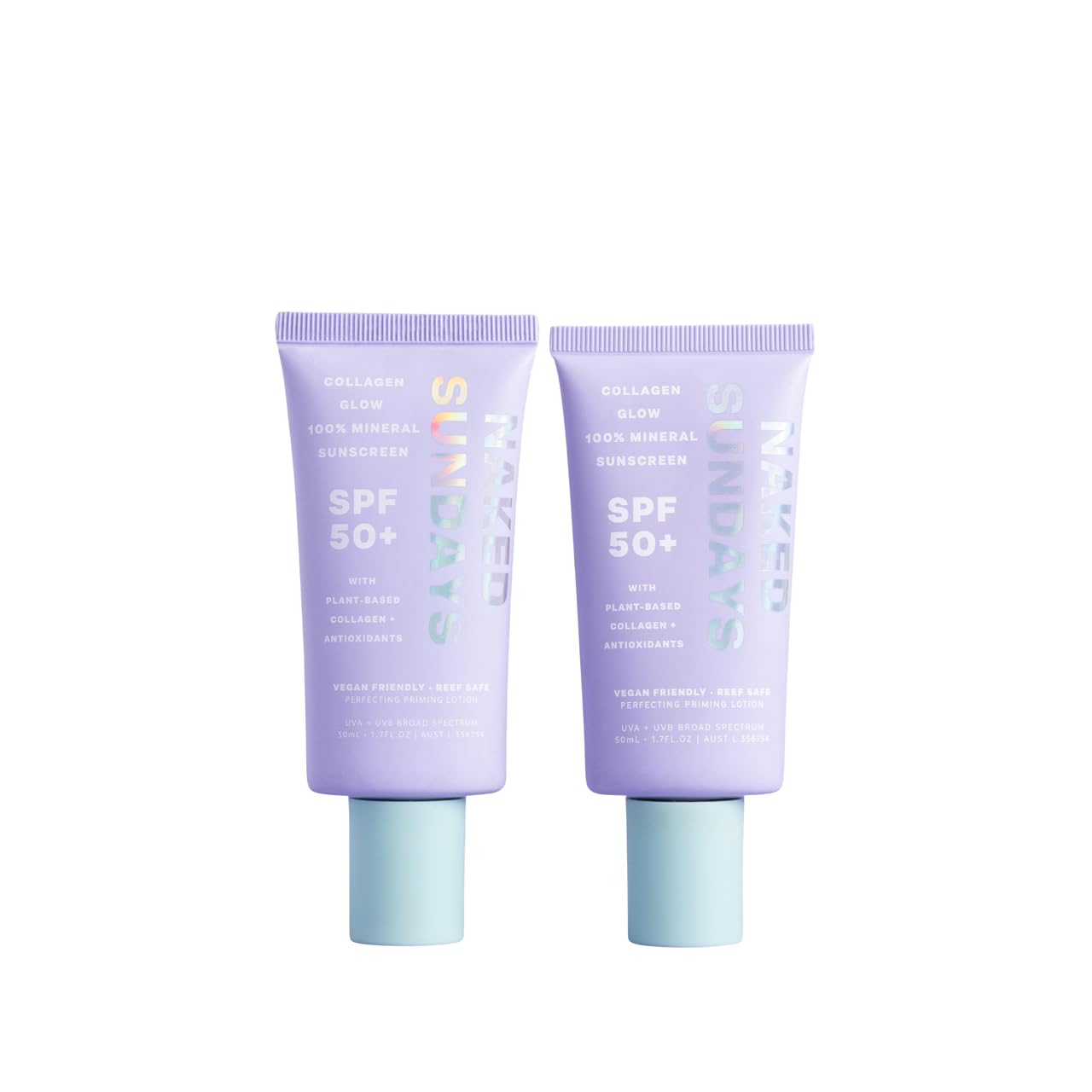 Naked Sundays SPF 50 Mineral Facial Sunscreen for Radiant Skin