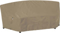 Curved Patio Sectional Sofa Cover 96in (65in) Reinforced Waterproof