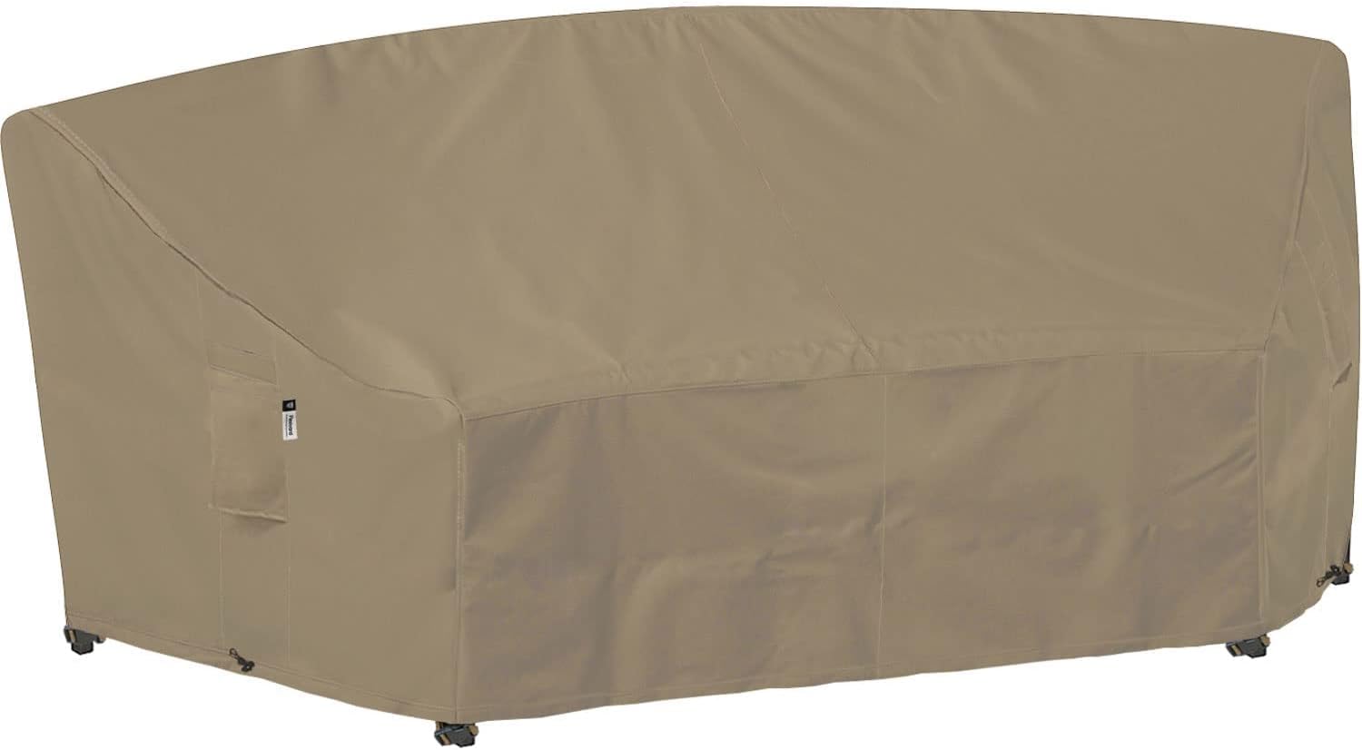 Curved Patio Furniture Cover for Outdoor Sectional Sofa Protection