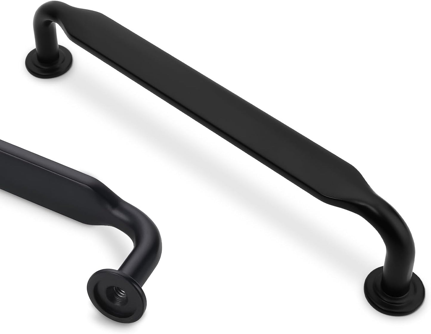 10 Pack 5 Inch Matte Black Cabinet Pulls for Stylish Kitchens
