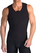 Mens Adjustable Sleeveless Compression Vest for Post-Surgery Recovery