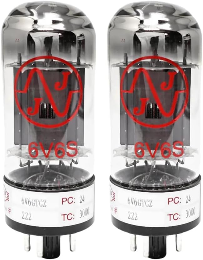 JJ 6V6 Matched Pair Power Vacuum Tubes for Superior Sound