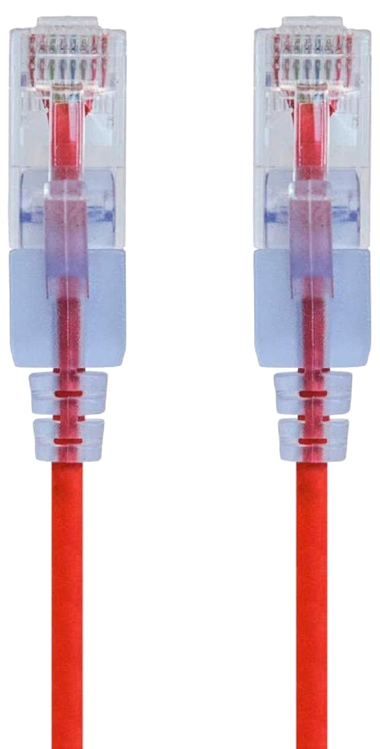 Monoprice SlimRun Cat6A 10ft Red Patch Cable 10-Pack Review