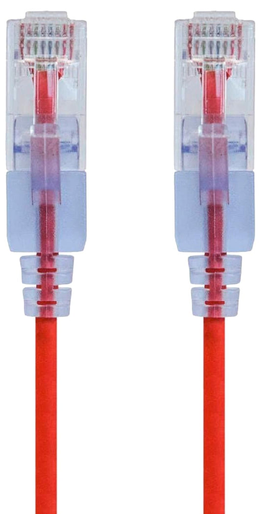 Monoprice SlimRun Cat6A 10ft Red Patch Cable 10-Pack Review