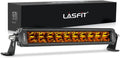 LASFIT 12 inch Amber LED Light Bar for Off Road Vehicles
