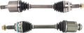 TRQ Front CV Axle Shaft Assembly Set for Mazda CX-7 and CX-9