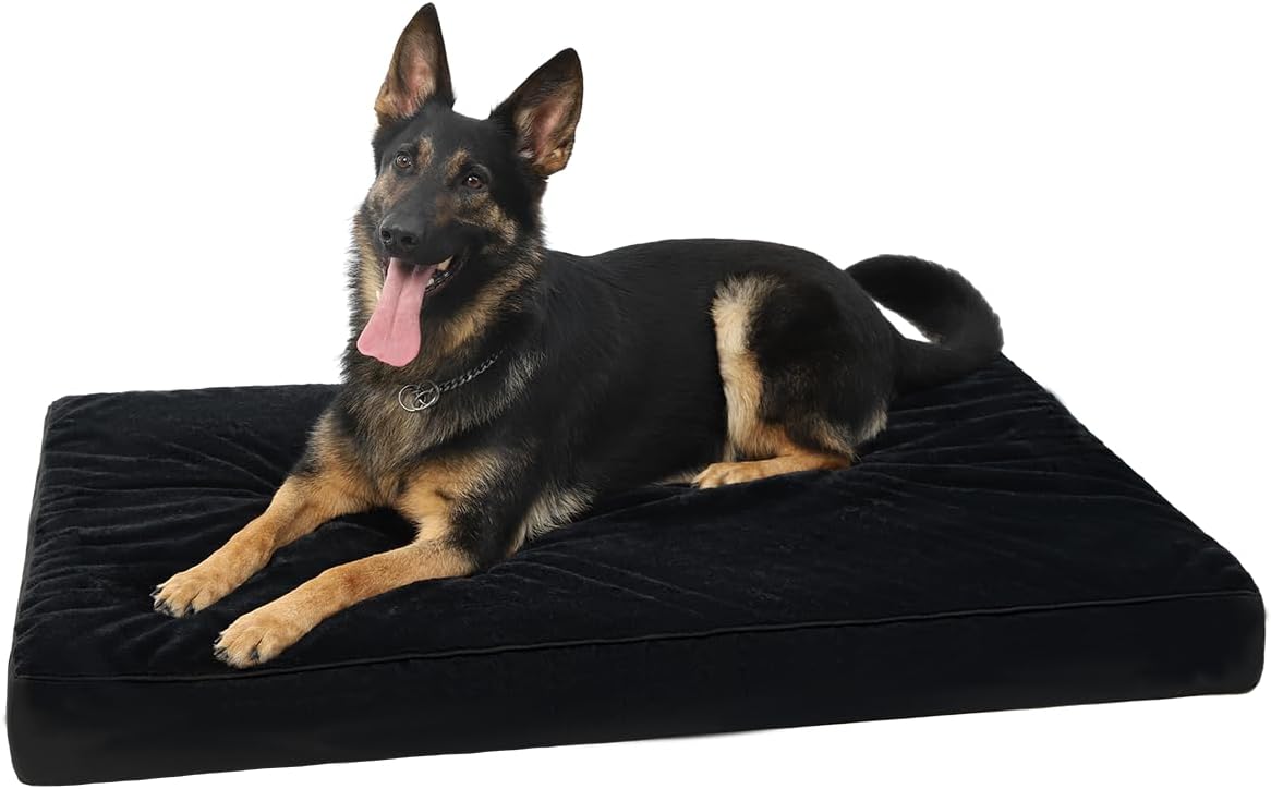 Orthopedic Dog Bed Crate Waterproof Pet Mats for Large Dogs