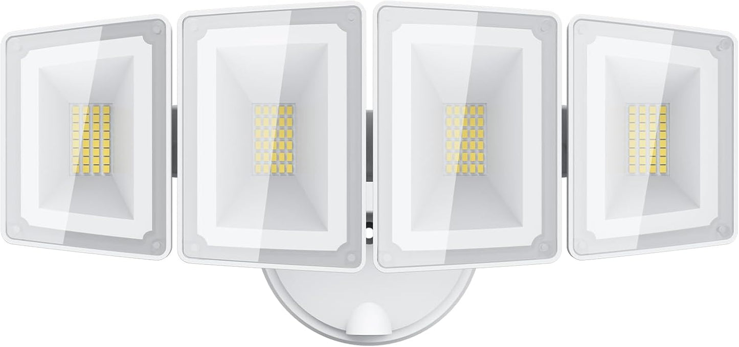 USTELLAR 100W Flood Light Outdoor with Adjustable Heads for Security
