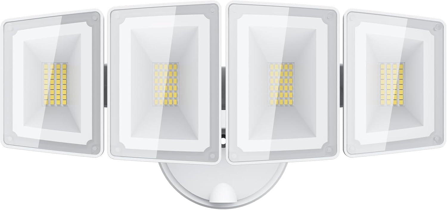 USTELLAR 100W Flood Light Outdoor with Adjustable Heads for Security