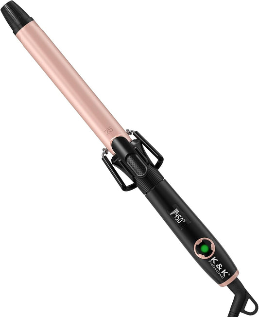 1 Inch Curling Iron with Tourmaline Ceramic Barrel for Curls