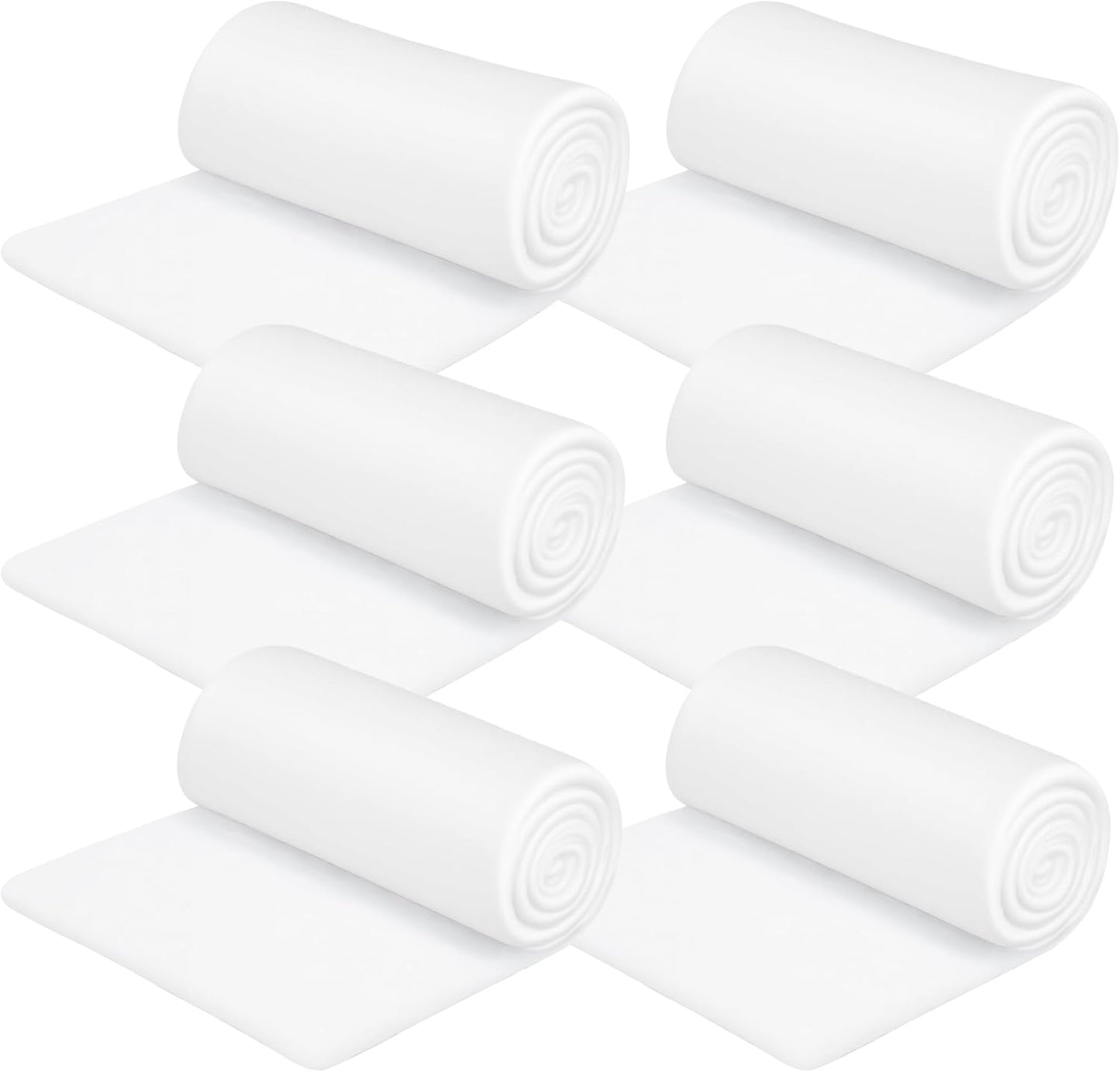 QZYL 6Pcs Christmas Snow Blanket for Winter Wonderland Displays