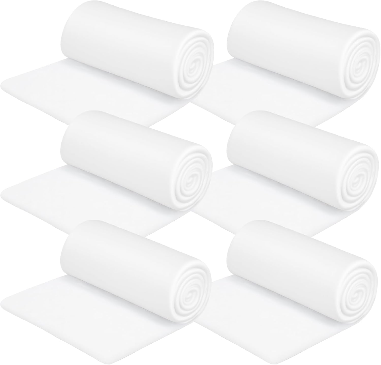 QZYL 6Pcs Christmas Snow Blanket for Winter Wonderland Displays