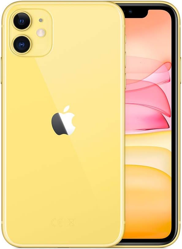 Apple iPhone 11, 128GB, Yellow - Renewed for Verizon Users