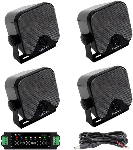 Herdio 4 Inch Waterproof Bluetooth Speakers for Outdoor Fun