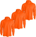 Men's High Visibility Safety Shirts with Handy Hood for Protection