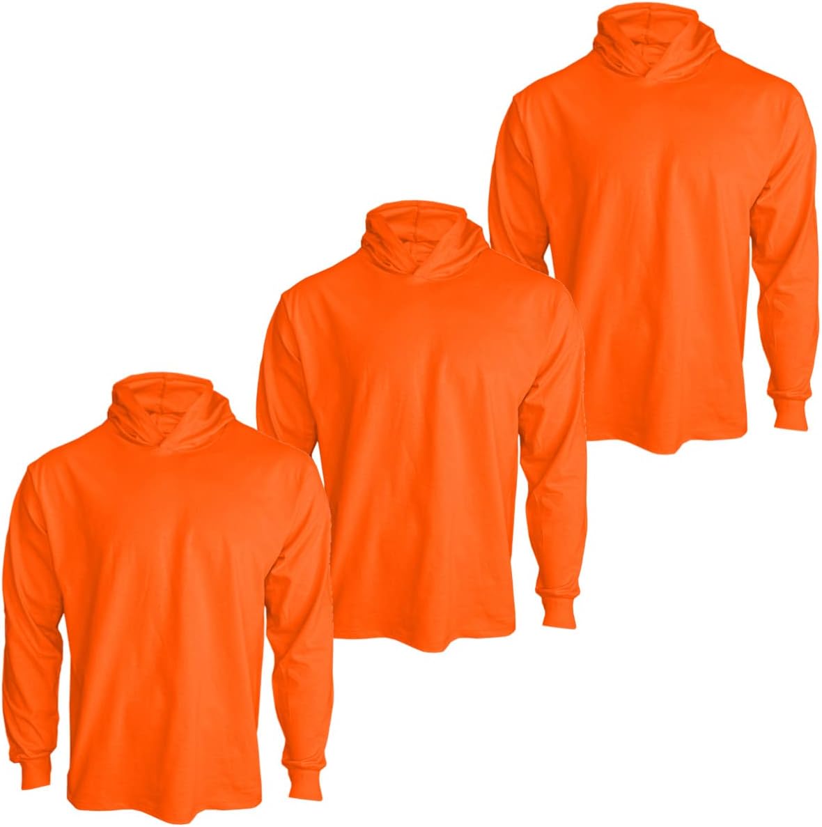 Safety High Visibility Shirts for Men with Convenient Hood