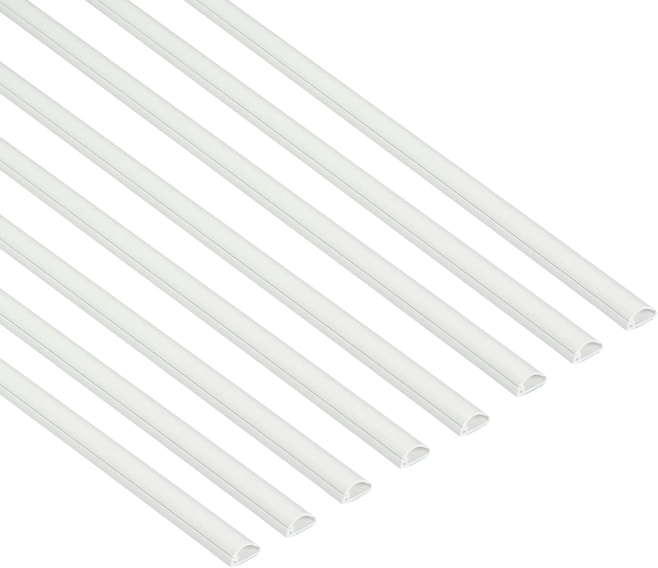 D-Line Half Round Cord Hider for Hiding TV Wall Mount Wires