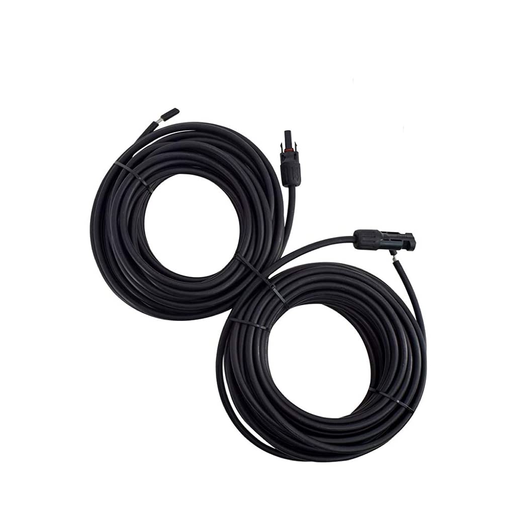 Renogy 30FT 10AWG Solar Panel Extension Cables for Off-Grid Use