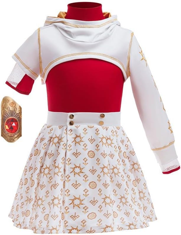 Girls Zombies Costume Kids Nova Daywalker Hooded Coat Set