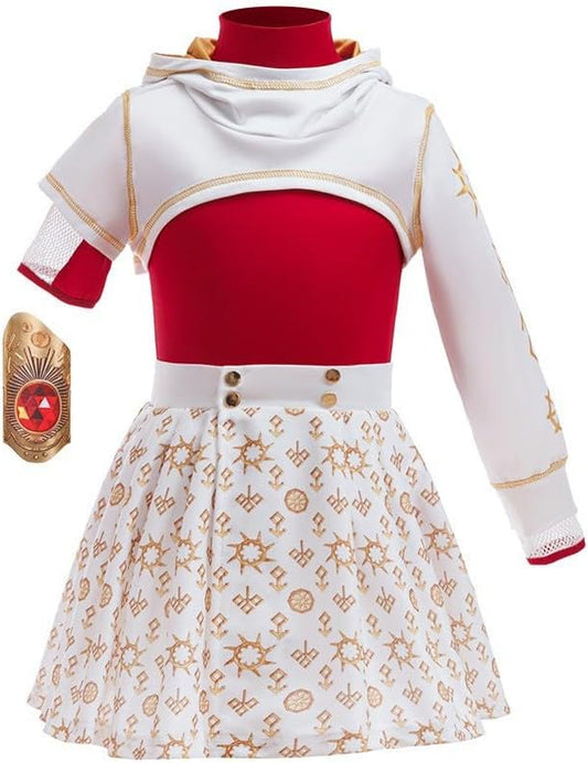 Girls Zombies Costume Kids Nova Daywalker Hooded Coat Set