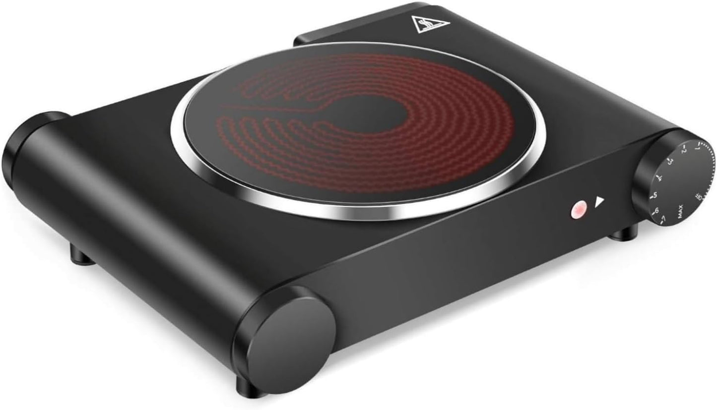 1200W Infrared Single Burner Electric Hot Plate for Fast Cooking