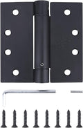 4x4 Residential Black Self Closing Door Hinges - 3 Pack