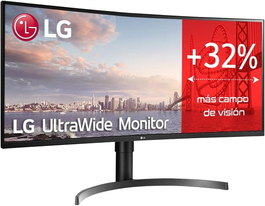 Immersive Gaming: LG 35'' Curved UltraWide QHD HDR Monitor