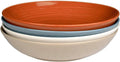 Sango Siterra Painter's Palette Stoneware Pasta Bowls Set of 4