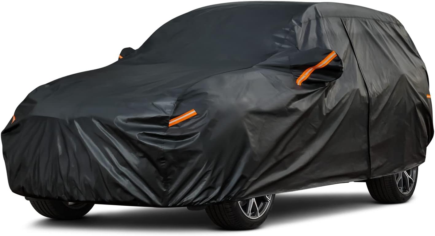 Kayme 7 Layers Heavy Duty SUV Car Cover for All Weather Protection