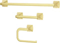 Pfister Bruxie 3-Piece Bathroom Hardware Set in Brushed Gold