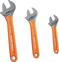 Adjustable Wrench Set 6in 8in 10in - Extra Capacity, Smooth Adjusting