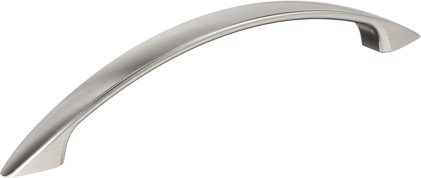 Amerock Arc 5-1/16 inch Satin Nickel Cabinet Pulls - 10 Pack