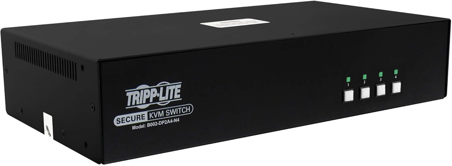 Tripp Lite Secure KVM Switch for 4-Port DisplayPort Systems