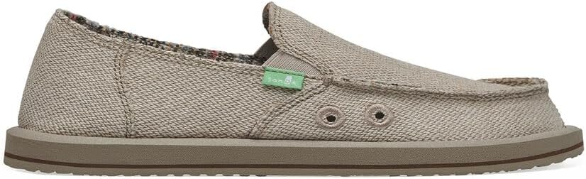 Sanuk Womens Donna Hemp Loafers - Comfortable Slip On Shoes