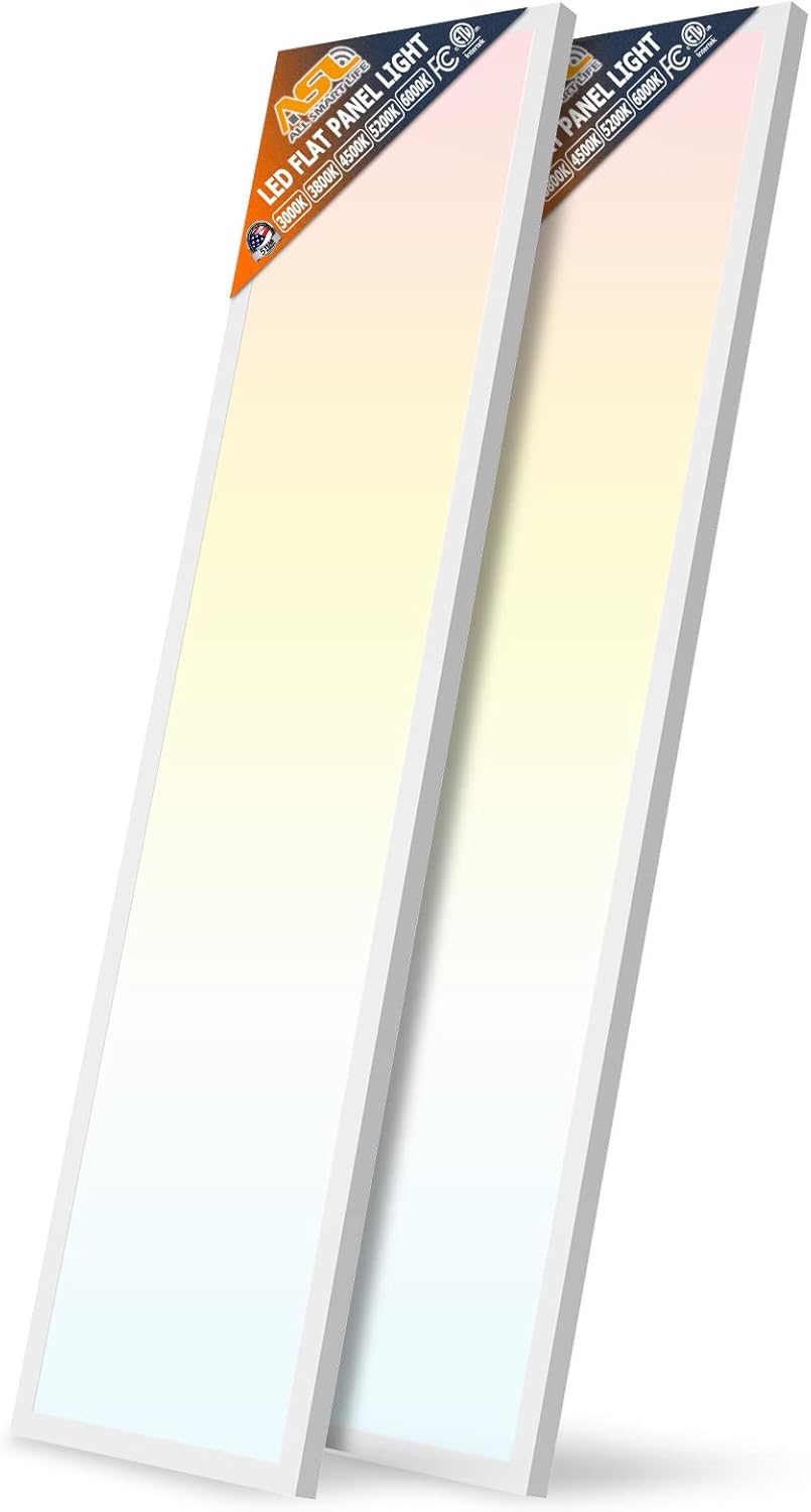1x4 LED Flat Panel Light for Home and Office, Dimmable & Efficient