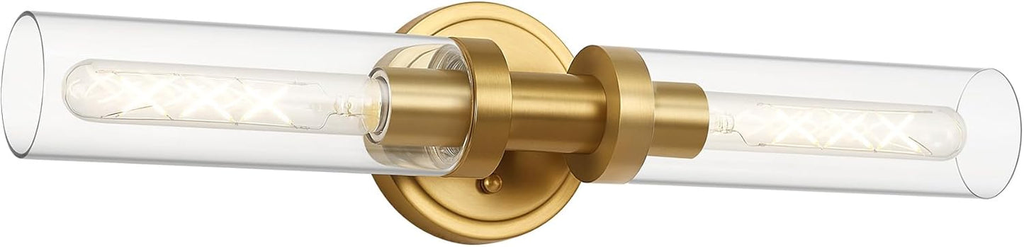 Brushed Gold Bathroom Vanity Light Fixture for Modern Spaces