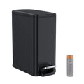 Small Trash Can with Soft Close Lid - Slim 2.6 Gal Pedal Bin