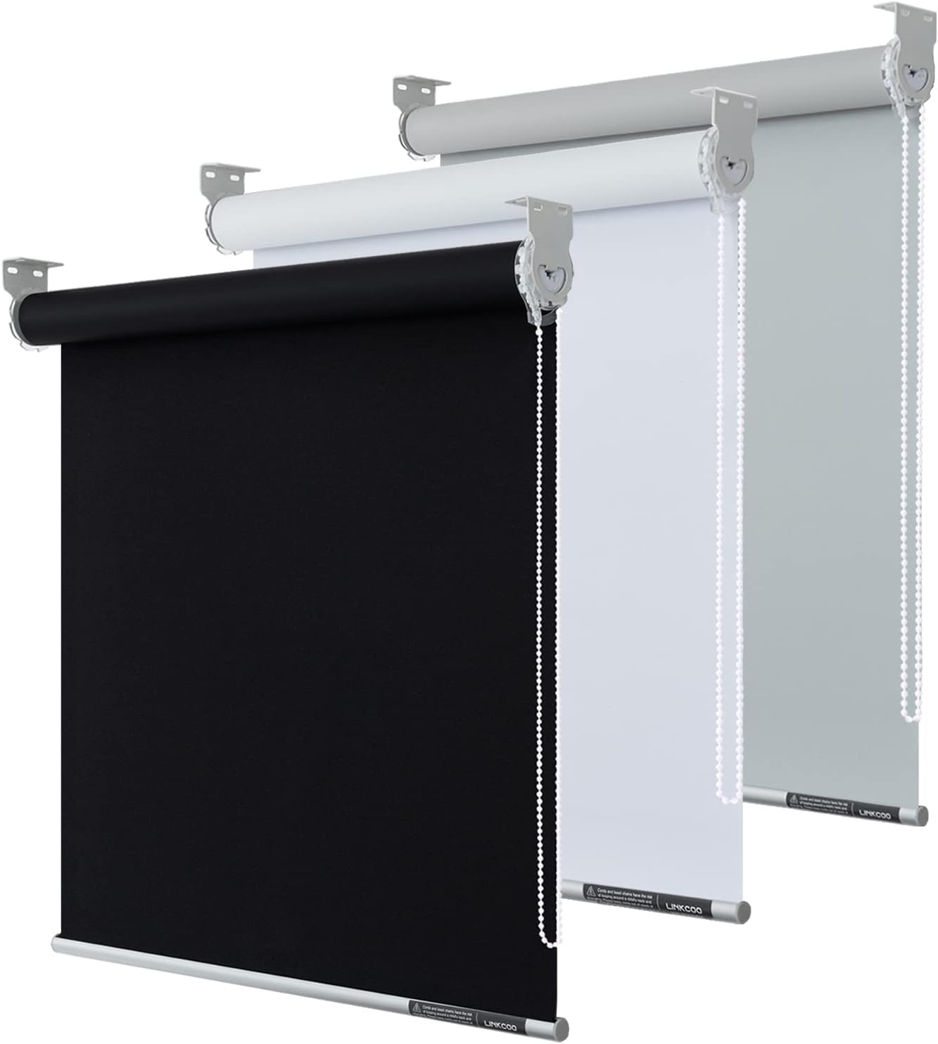 100% Blackout Roller Window Shades for Home and Office Use