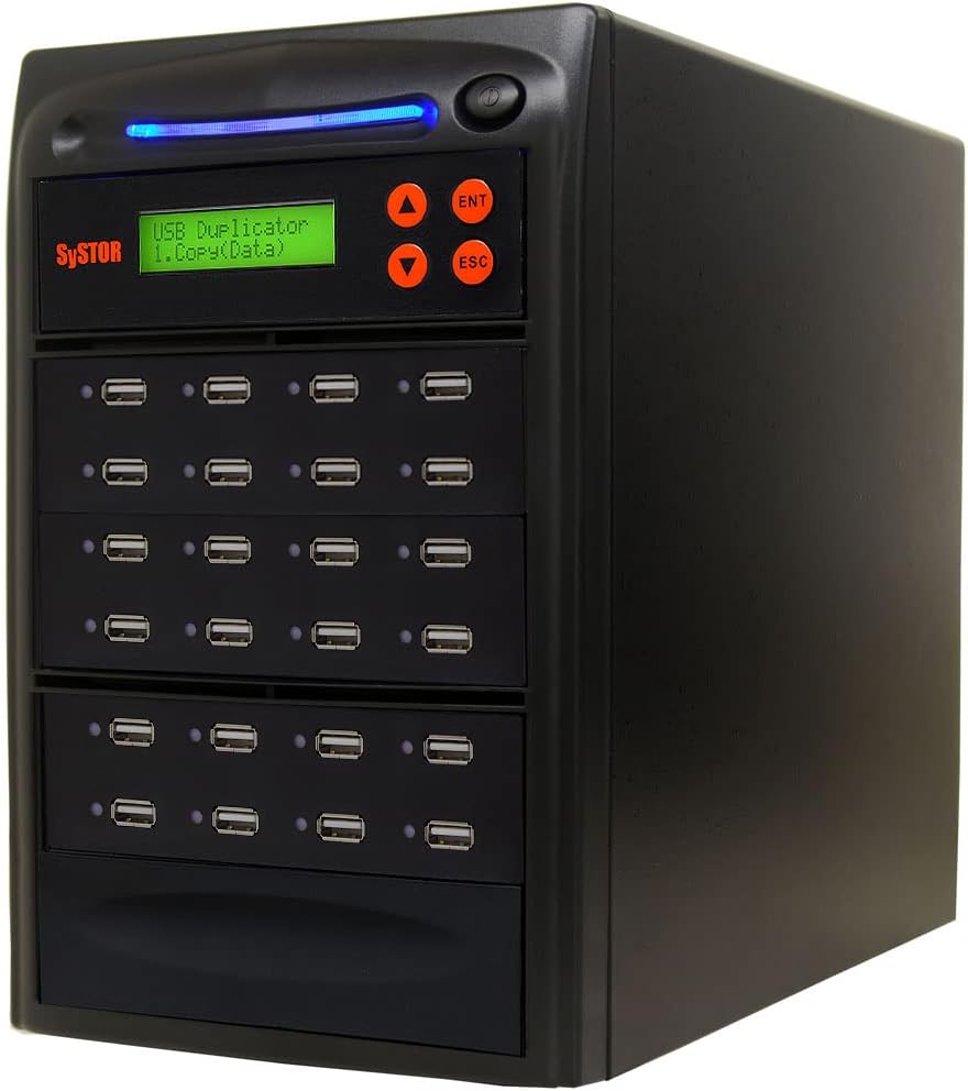 1 to 23 USB Duplicator & Sanitizer - Fast Copy Speeds