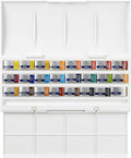 Winsor & Newton Cotman Watercolor Paint Set, Studio Set, 24 Pans