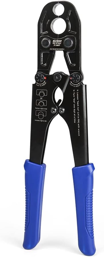 IWISS PEX Pipe Copper Ring Crimping Tool Kit for Crimp Rings