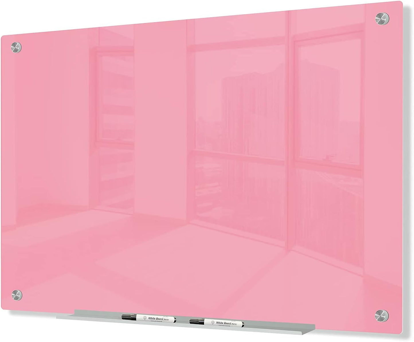 Magnetic Glass Whiteboard for Office, Home, and School Use