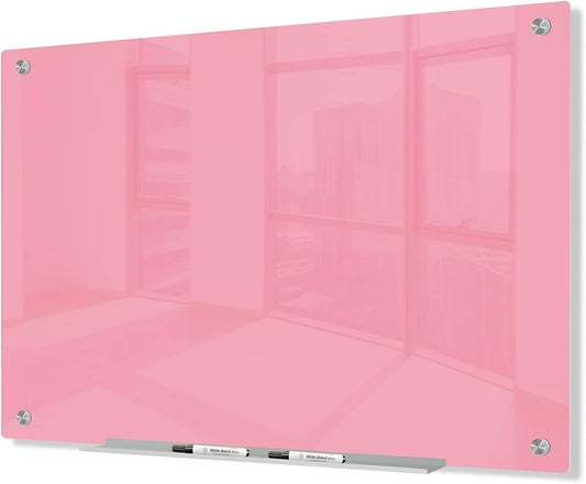 Magnetic Glass Whiteboard for Office, Home, and School Use