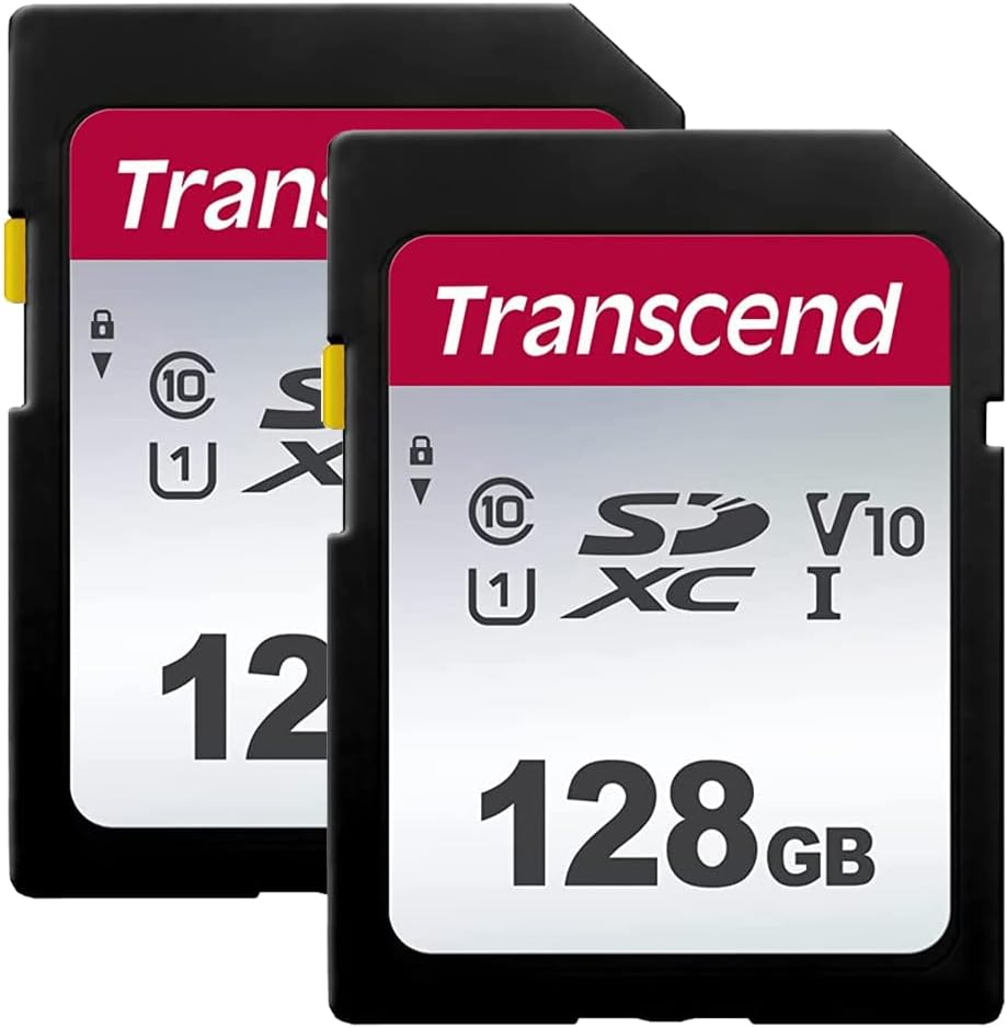 Transcend 128GB SDXC UHS-I Memory Cards for Fast Storage