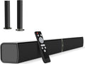 Sound Bar for Smart TV 80W Bluetooth - Detachable 2-in-1 Design