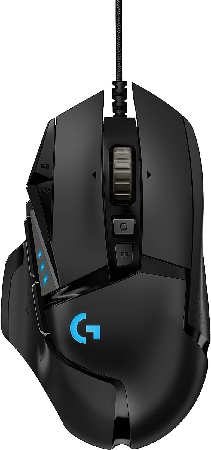 Logitech G502 Hero Gaming Mouse with 25,600 DPI Precision