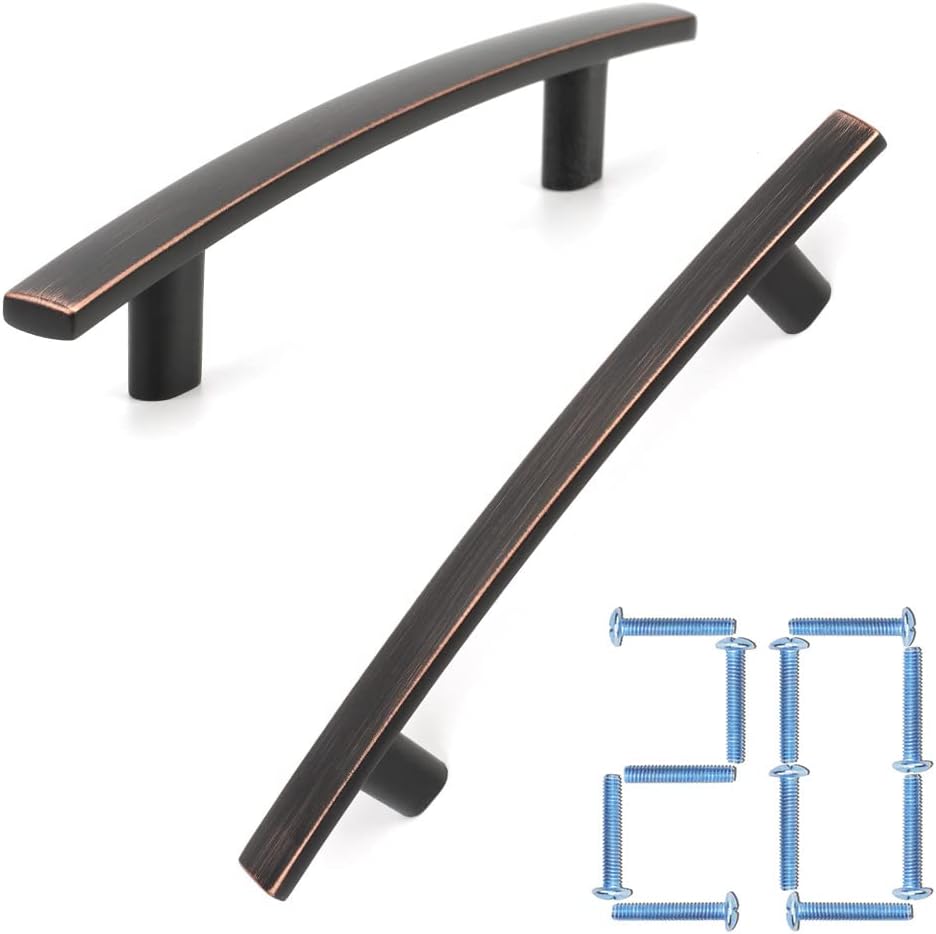 KOOFIZO 20 Pack 3-3/4 Inch Oil Rubbed Bronze Cabinet Pulls