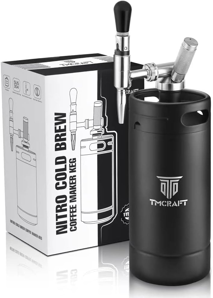 TMCRAFT 128oz Nitro Cold Brew Coffee Maker - Creamy Perfection!