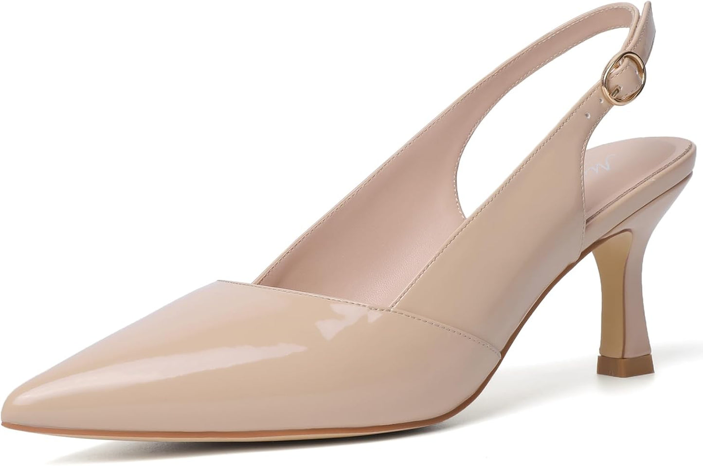 Mostrin Kitten Heels for Women: Chic Slingback Pointed Pumps