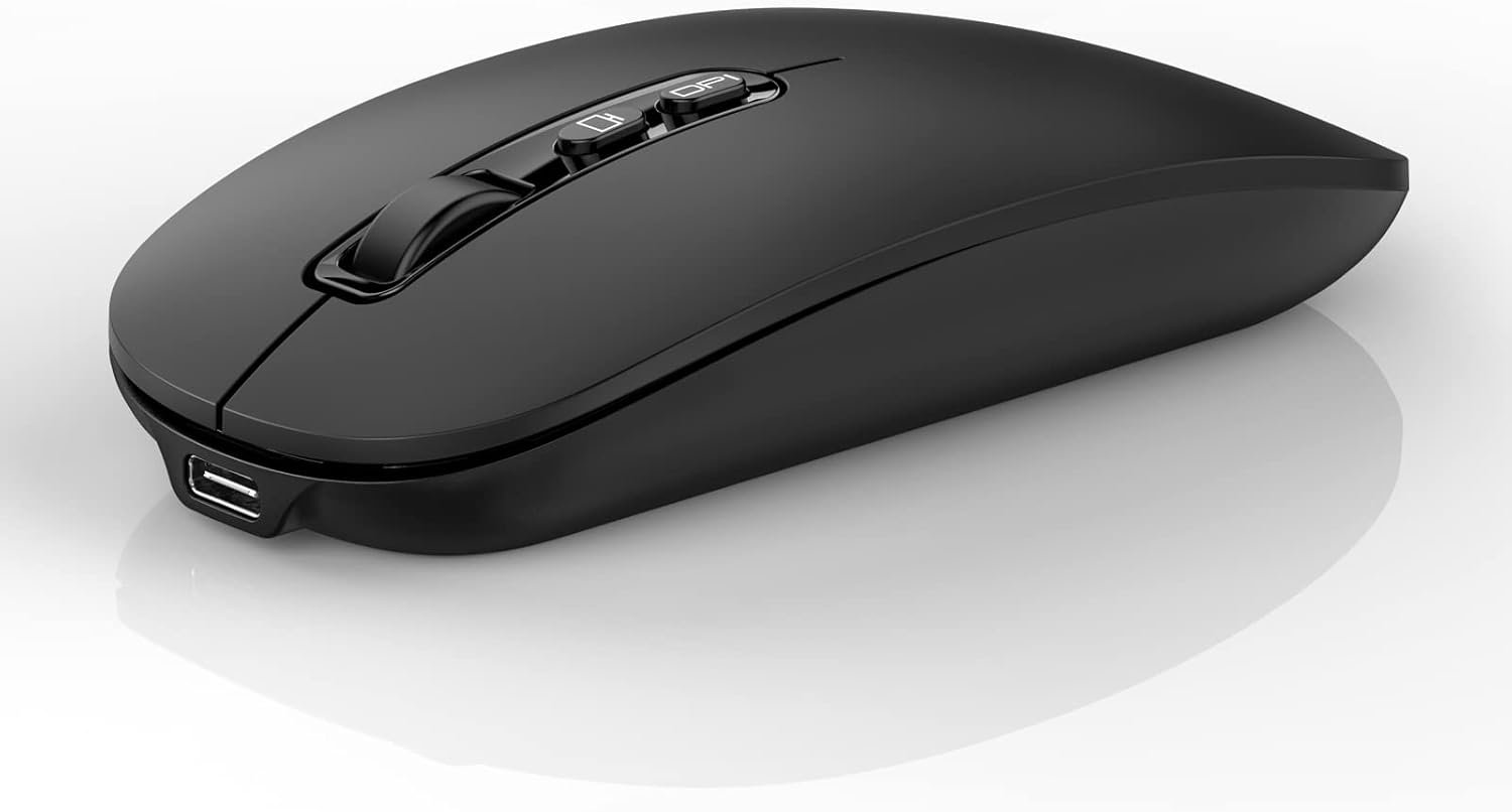 RAPIQUE Tri-Mode Wireless Mouse - Slim & Silent
